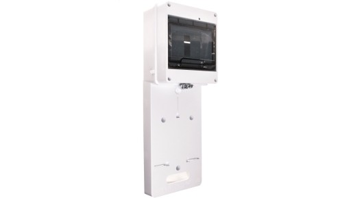 Tablica licznikowa jednofazowego z szybą dymną 420x157mm z miejscem na zabe