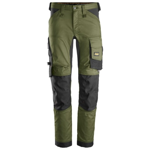SPODNIE ROBOCZE BHP STRETCH SNICKERS WORKWEAR 6341 (OLIWKOWE 54)
