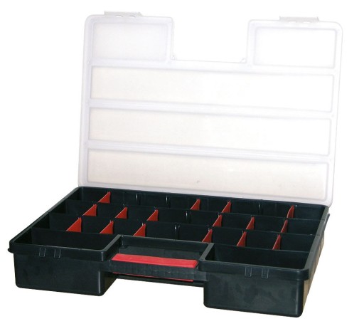 Pudełko plastikowe, organizer 460x330x80 mm