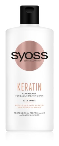 SYOSS KERATIN ODŻYWKA DO SUCHYCH I ŁAMLIWYCH 440ML