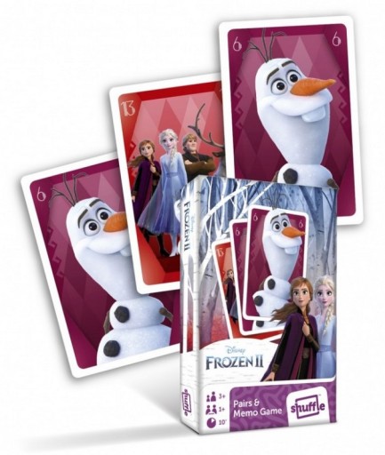 KRAINA LODU KARTY CZARNY PIOTRUŚ + MEMO Frozen