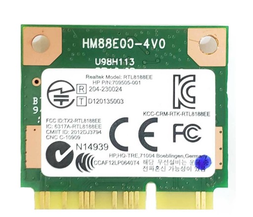 karta sieciowa WiFI wlan RTL8188EE Realtek