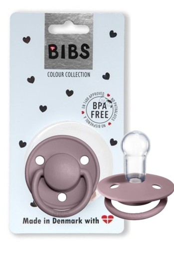 BIBS DE LUX SMOCZEK USPOKAJAJĄCY SILIKONOWY 0-36M