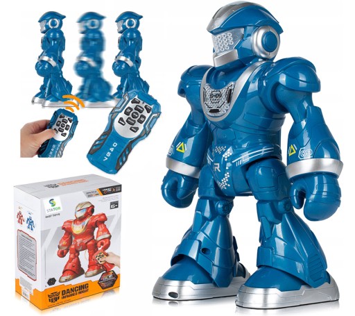 ROBOT ZDALNIE STEROWANY na Pilot R/C chodzi tańczy świeci DO PROGRAMOWANIA