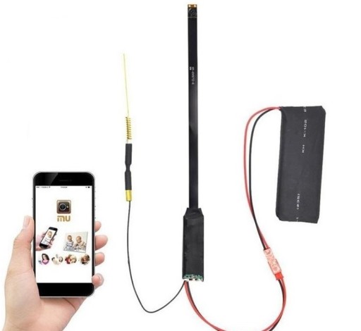 Mikro kamera szpiegowska HD WiFi 2p2p IP smartfon