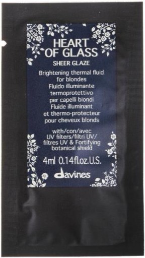 DAVINES HEART OF GLASS FLUID DO WŁOSÓW BLOND 4ML