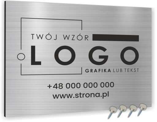 Szyld reklamowy Tablica reklamowa Reklama Dibond