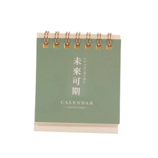 Desk Calendar Easy Store Standing Accurate Anti-rust Mini Desk Calendar