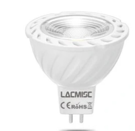 ŻARÓWKA LACMISC MR16 7W GU5.3 LED,AC/DC 12V 1SZT