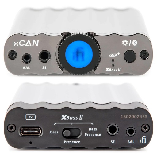 IFI AUDIO XCAN WZMACNIACZ SŁUCHAWKOWY PRZENOŚNY Z BLUETOOTH aptX LL S-BAL