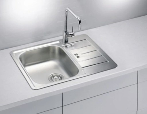Zlewozmywak stal satyna ALVEUS LINE START 60 syfon