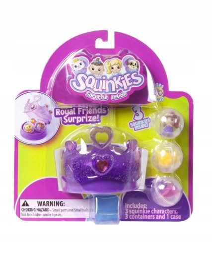SQUINKIES ETUI KORONA KRÓLEWSCY PRZYJACIELE 7831