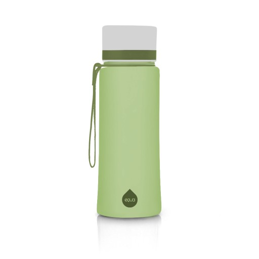 EQUA AKSAMITNA butelka na wodę sok 600ml OLIVE