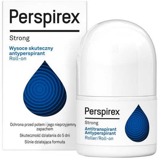 PERSPIREX Strong ANTYPERSPIRANT w kulce roll-on Dezodorant DERMO 20ml
