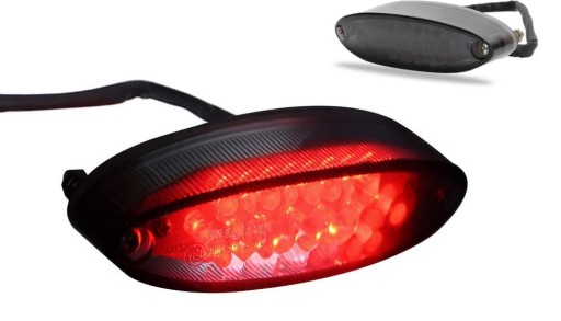 Tylne światło światła led oświetlenie tablicy rejestracyjnej motocyklowe ATV