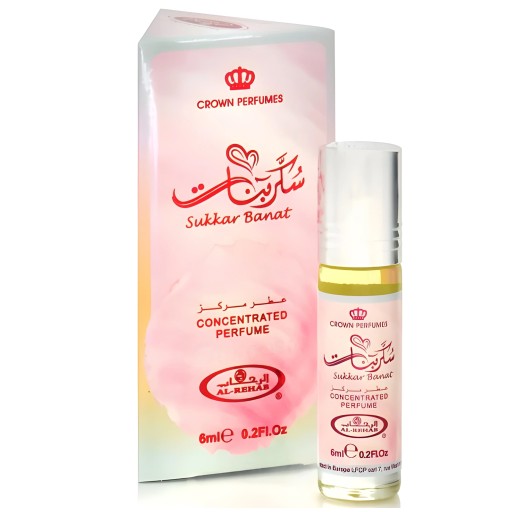 PERFUMY DAMSKIE AL-REHAB SUKKAR BANAT SŁODKIE OWOCOWE WATA CUKROWA W OLEJKU