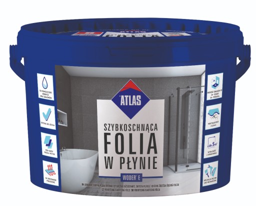 Izolacja Atlas folia w płynie WODER E 2kg