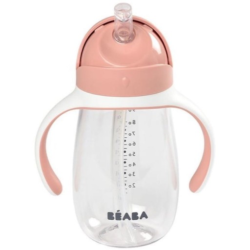 BUTELKA KUBEK NIEKAPEK ze Słomką 300 ml Beaba 8m+