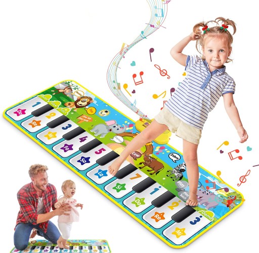 MATA MUZYCZNA DO TAŃCZENIA 15MUZYKA GRA PIANINKO DLA DZIECI