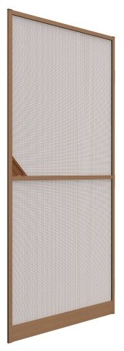 Moskitiera drzwiowa ALU100x215 naturalne drewno