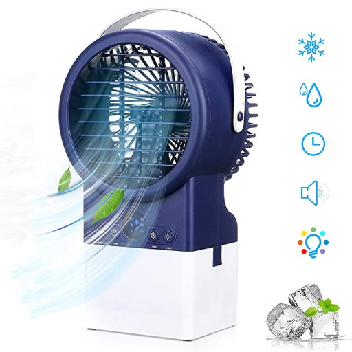 Mini Klimatyztor Wentylator lampka LED