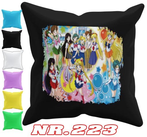 POSZEWKA NA PODUSZKĘ JAŚKA DO PRZEDSZKOLA SAILOR MOON + IMIĘ GRATIS