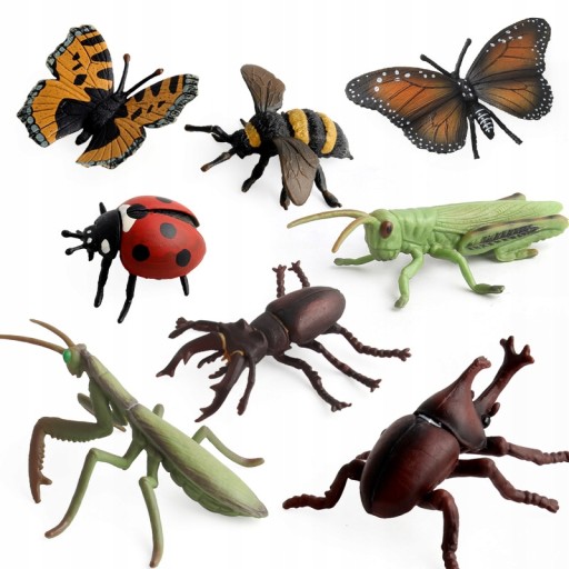 Simulated insect series model 8pcs
