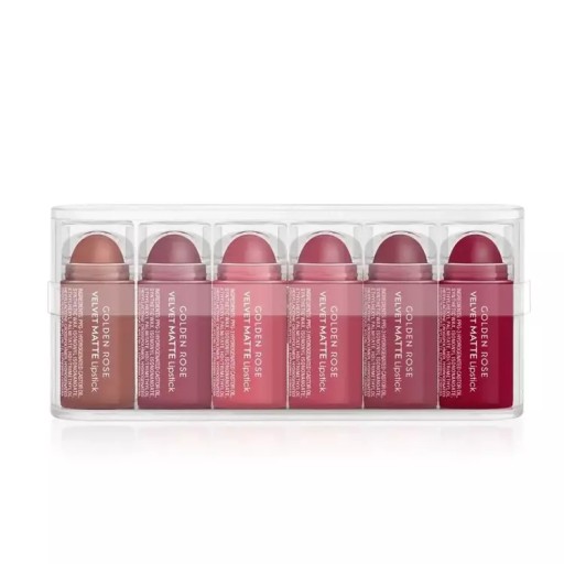 Golden Rose Zestaw Mini Pomadek Matowych Golden Rose pomadka