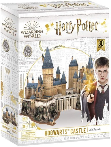 HARRY POTTER ZAMEK HOGWART Puzzle 3D 197 ELEMENTY