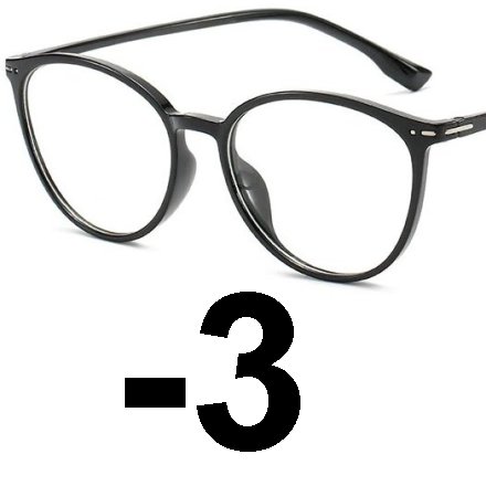 OKULARY MINUSY KUJONKI KOCIE OCZY KOREKCYJNE -3