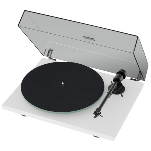 PRO-JECT T1 GRAMOFON z MM ORTOFON OM 5E BIAŁY