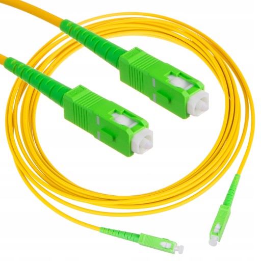 Kabel patchcord światłowodowy SC/APC-SC/APC 10m do INTERNETU ROUTERA MODEMU