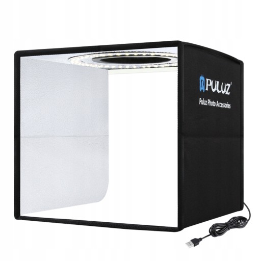 NAMIOT BEZCIENIOWY Foto LED 6xTŁO 24.5x24.5x24.5cm