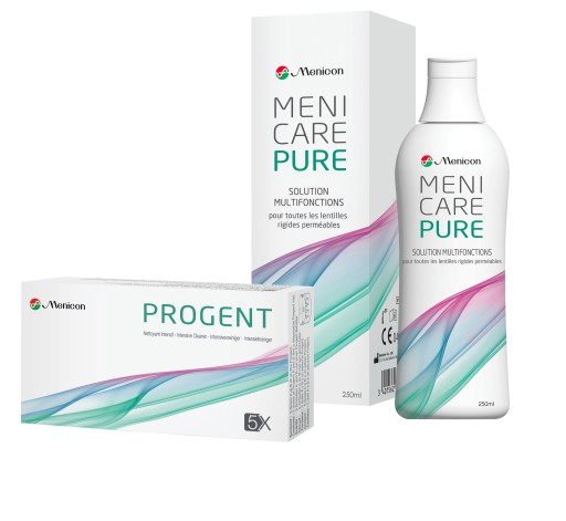 Zestaw Menicon PROGENT + MeniCare PURE