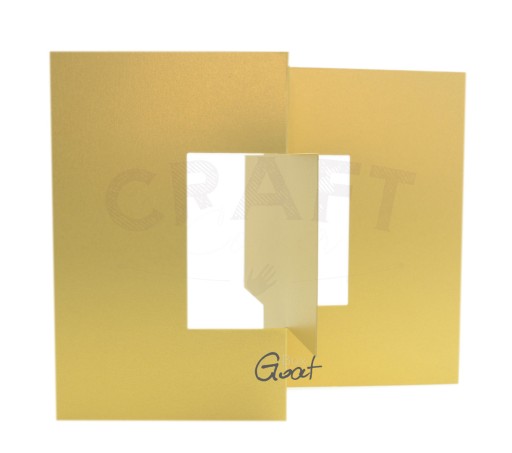Karta A6 swing złota GoatBox