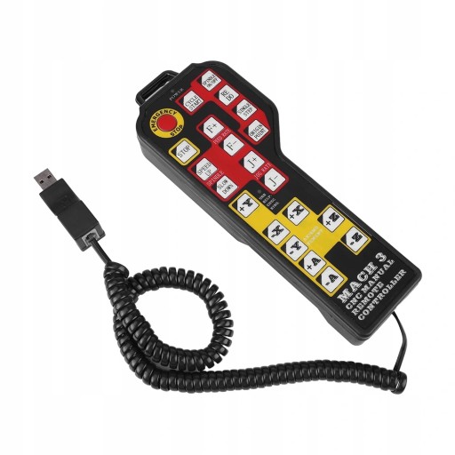 CONTROLLER MACH3, KONTROLER RĘCZNY USB 4-OSIOW