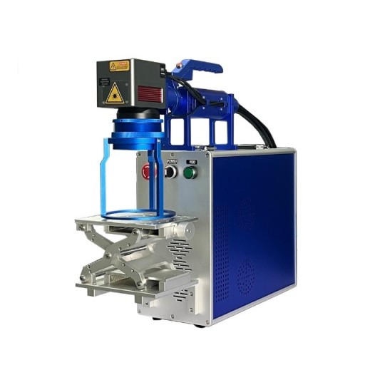 LASER ZNAKOWARKA GRAWERKA PLOTER FIBER 30W MINI-SPLIT Z UCHWYTEM PRZENOŚNYM
