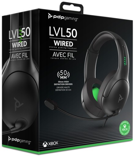 PDP Słuchawki przewodowe Xbox One LVL50 MICROSOFT
