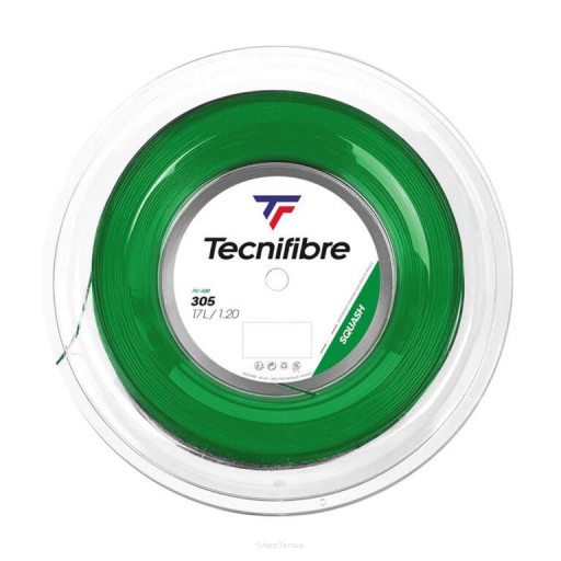 Tecnifibre 305 (200 m) - Naciąg do squasha zielony szpula