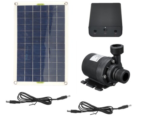 ZESTAW SOLARNA POMPA WODNA FONTANNA ZESTAW 50W