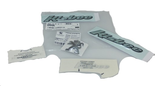 PEUGEOT KISBEE 50 100 naklejka emblemat NOWY OEM
