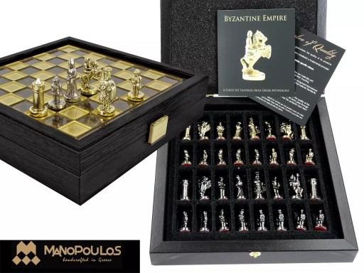 Szachy - Byzantine Empire Chess set 086-5006 NA PREZENT Ekskluzywny zestaw