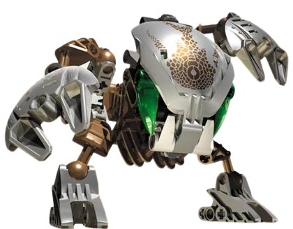 Klocki LEGO Bionicle 8577 Bohrok-Kal Pahrak Używane Robot Zestaw Kompletny