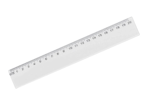 LINIJKA PLASTIKOWA - 20 cm - GRAND