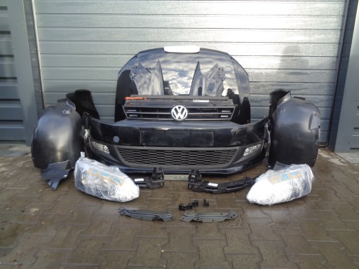 VW POLO 6R MASKA ZDERZAK PRZÓD KOMPLETNY