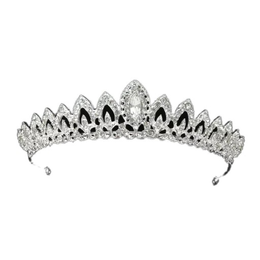 Korona Tiara Biżuteria Ślub Panna Młoda ZŚ04