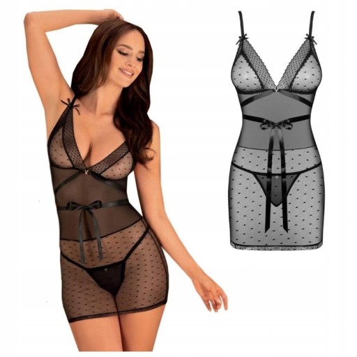 Obsessive Bowessa koszulka i stringi L/XL