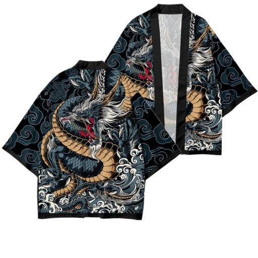 KOSZULA MĘSKA - KIMONO JAPOŃSKIE, LUŹNA KOSZULA