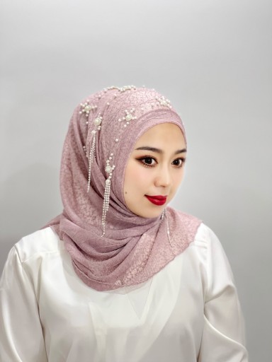 turban chemioterapii Islamski kwiatowy z frędzlami