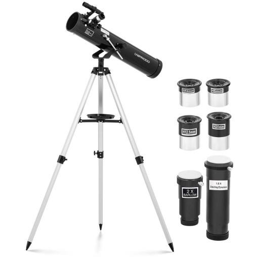 TELESKOP ASTRONOMICZNY SZKLANA OPTYKA + AKCESORIA